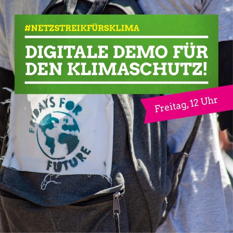 Digitale Demo für den Klimaschutz!