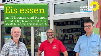 Westhofener Eis mit Thomas und Rainer @ Eiscafe Milanese