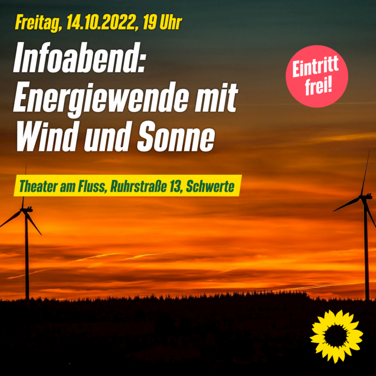 Informationsabend: Energiewende mit Wind und Sonne