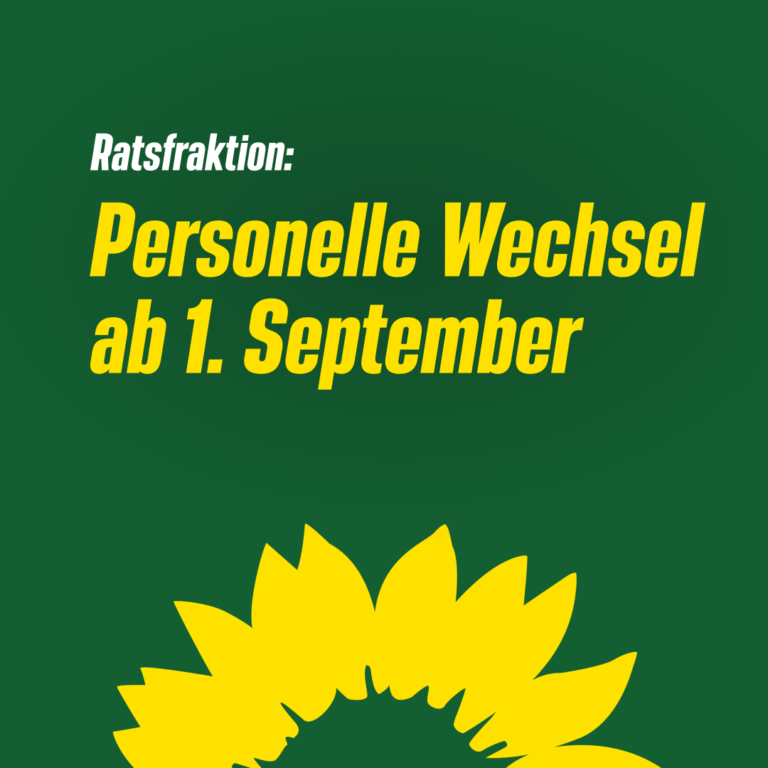 Ratsfraktion: Personelle Wechsel zum 1. September